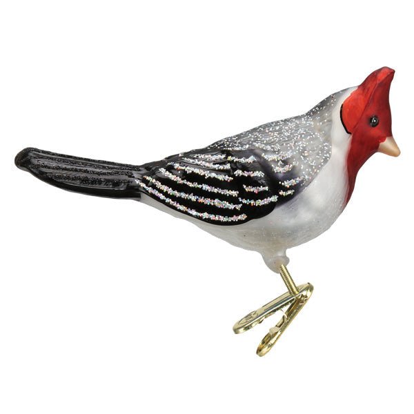 Red - crested Cardinal Ornament - themonogram manor 