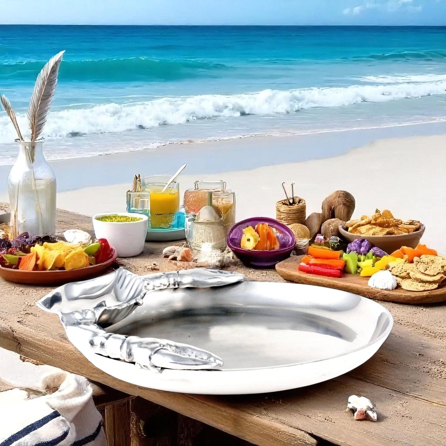 Crab Chip and Dip - themonogram manor 