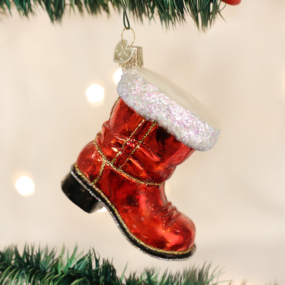 Santa's Boot Ornament - themonogram manor 