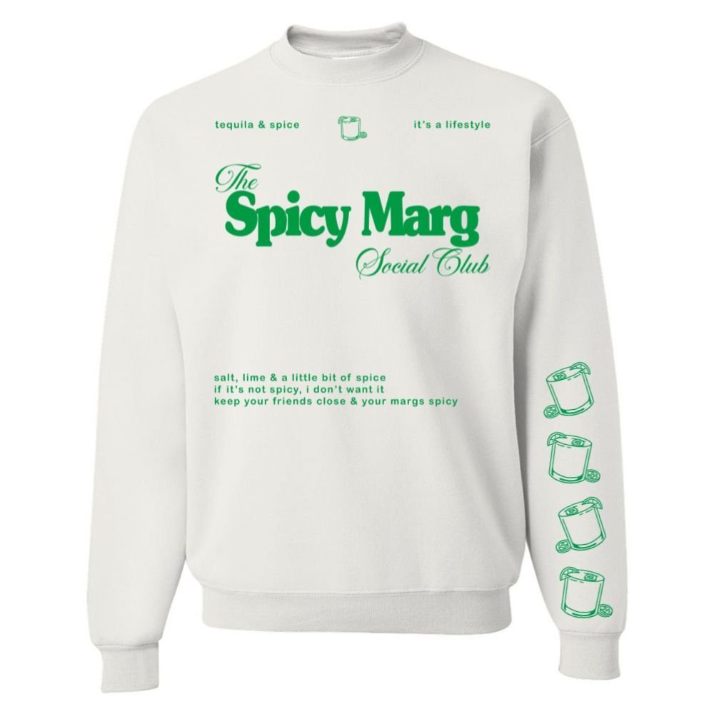 'Spicy Marg Social Club' Crewneck Sweatshirt - themonogram manor 