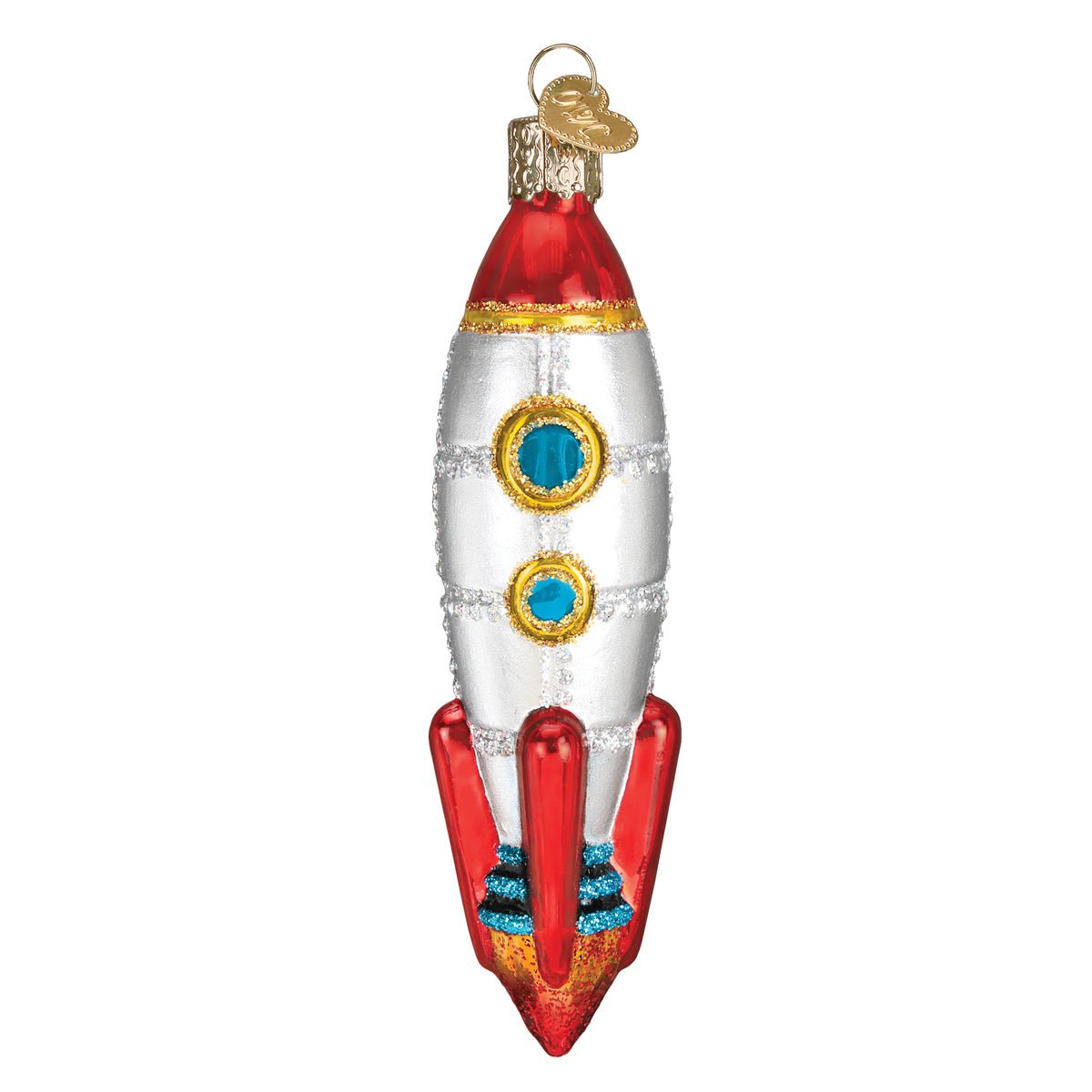 Toy Rocket Ship Ornament - themonogram manor 