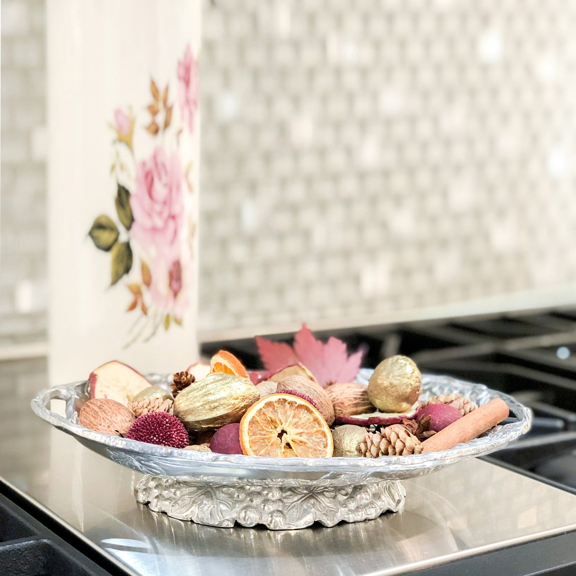 Grape Footed Side Dish - themonogram manor 