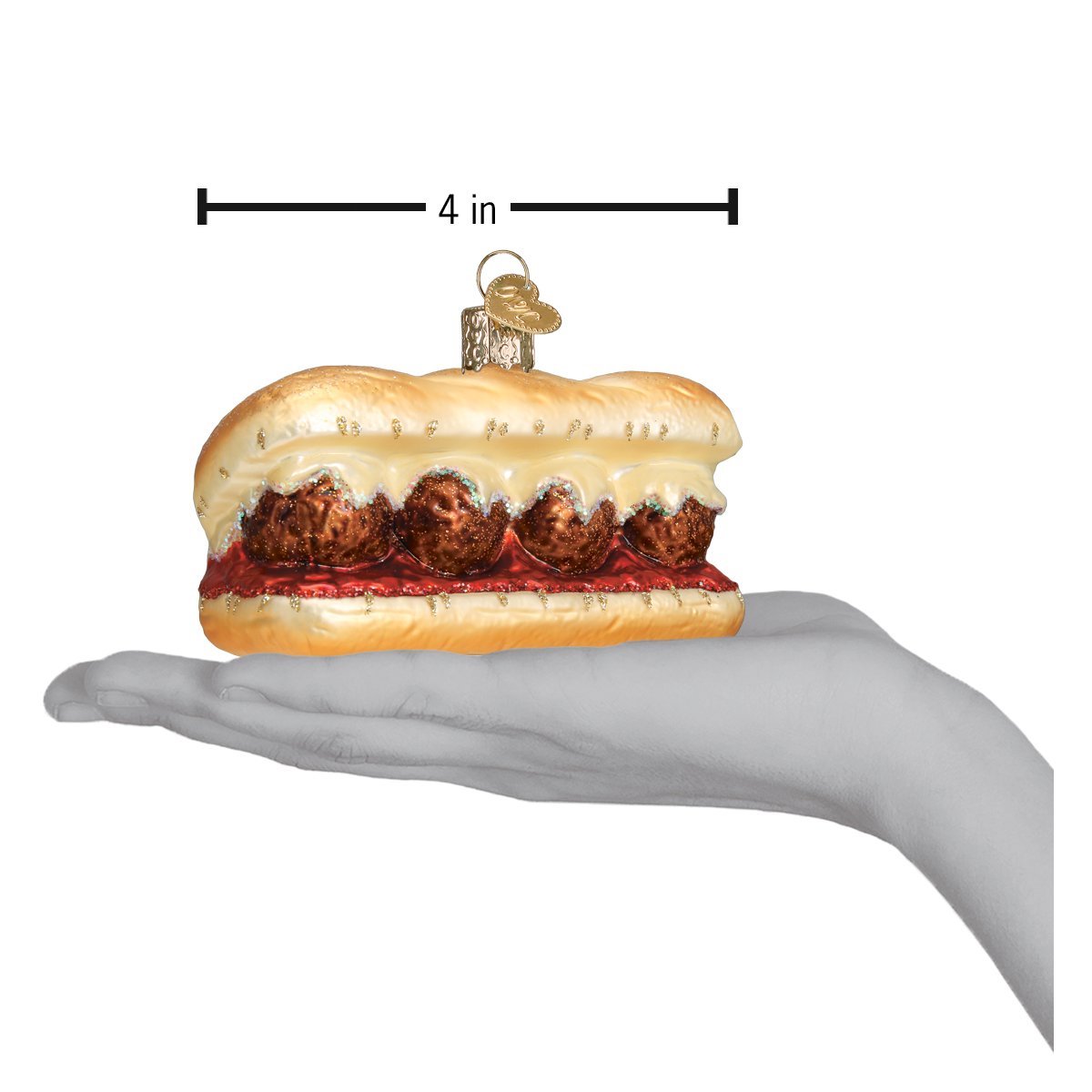 Meatball Sandwich Ornament - themonogram manor 