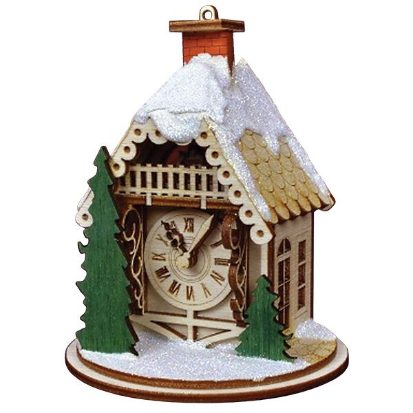 Alpine Time Clock Shoppe Ornament - #themonogram manor #