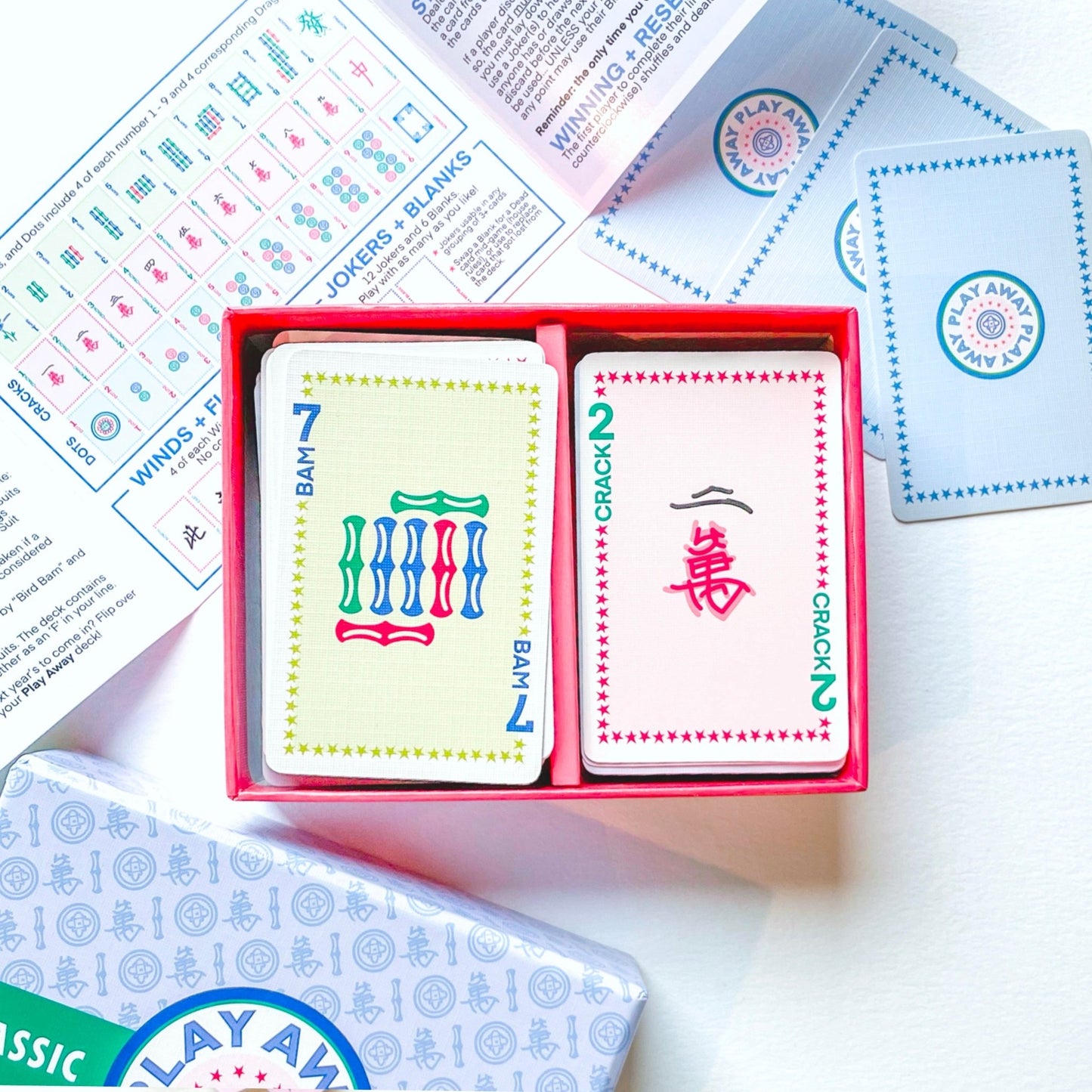 Play Away Mahjong Cards: Classic Edition - themonogram manor 