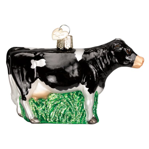 Black Dairy Cow Ornament - themonogram manor 