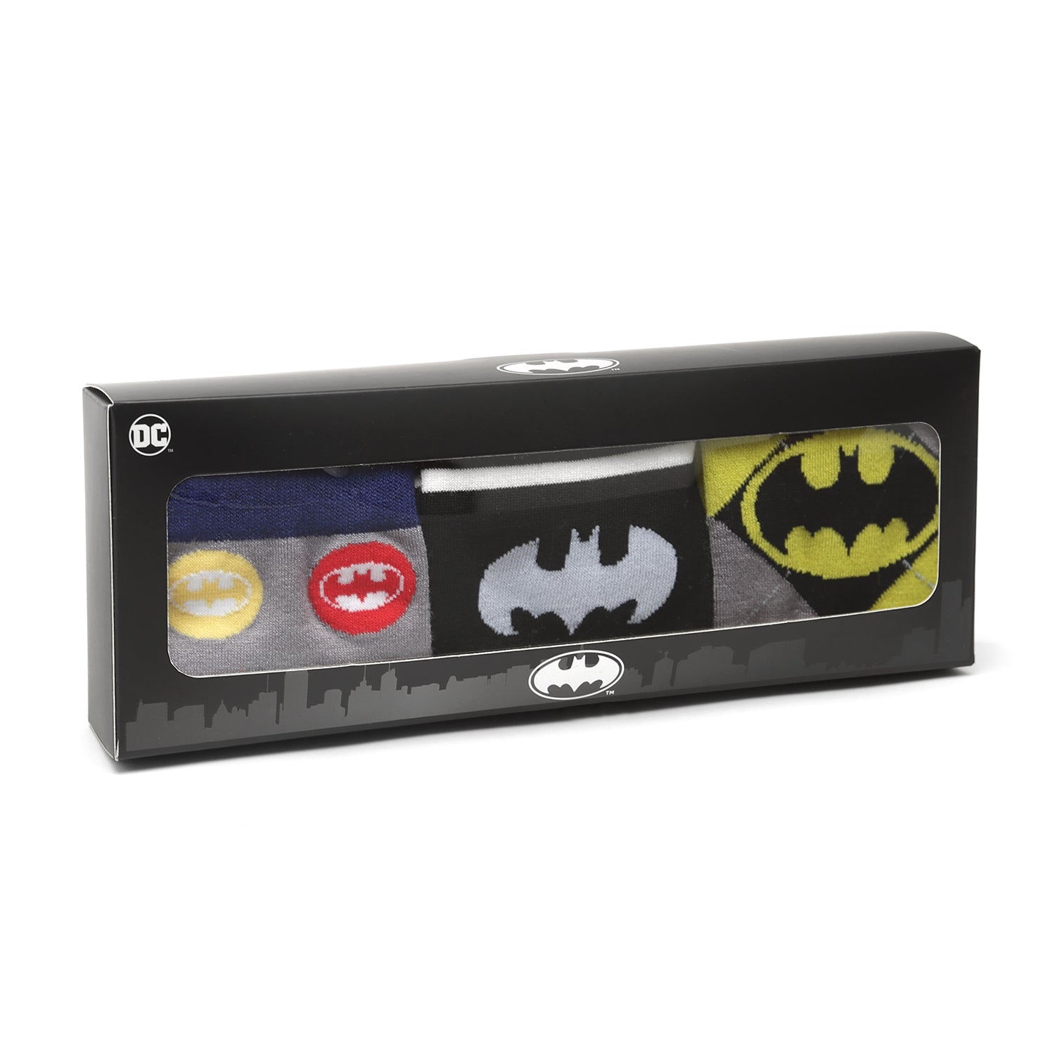 DC Batman 3 Pack Sock Gift Set - themonogram manor 