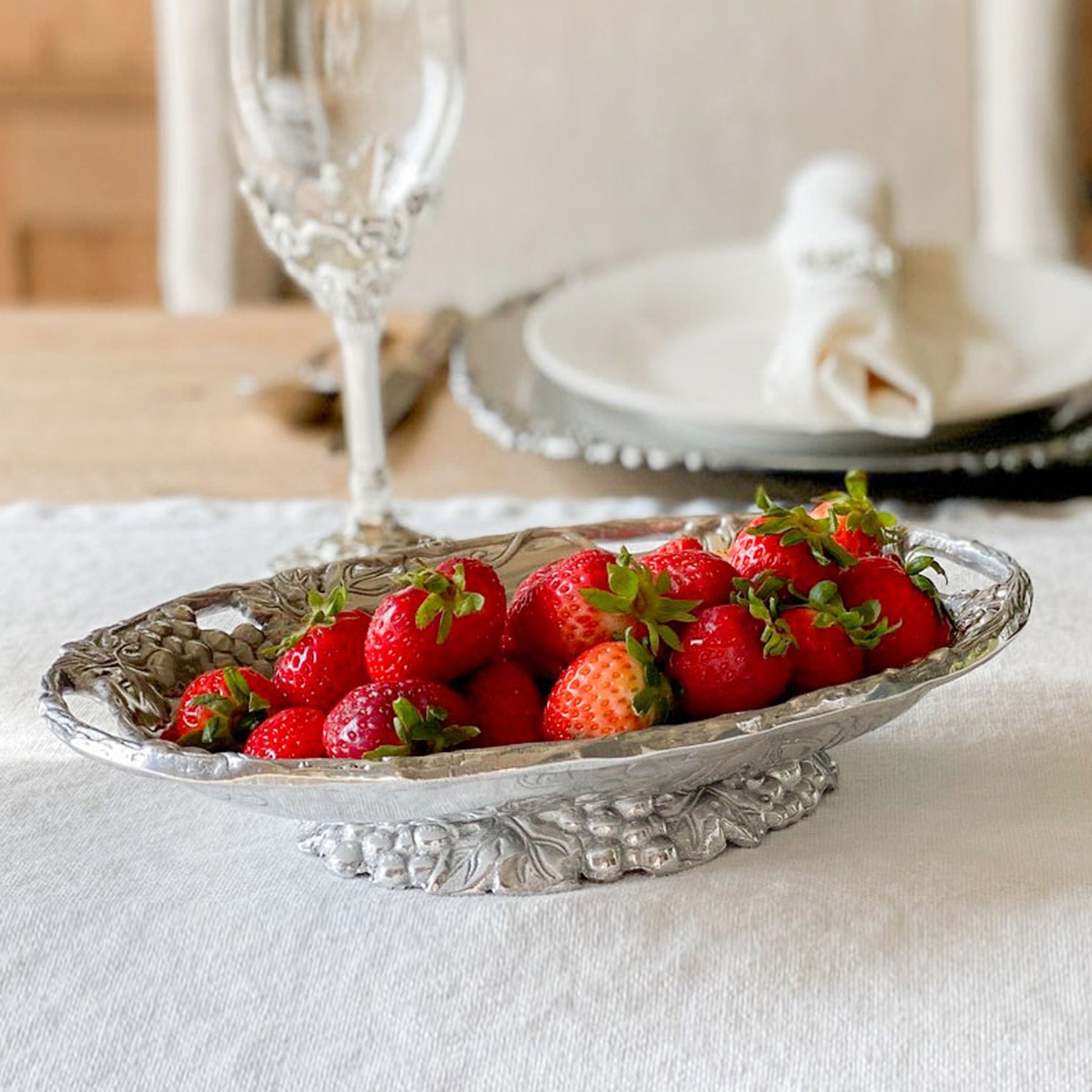 Grape Footed Side Dish - themonogram manor 