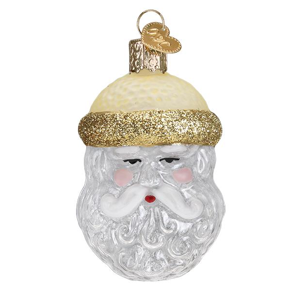 Crystal Santa Ornament - #themonogram manor #