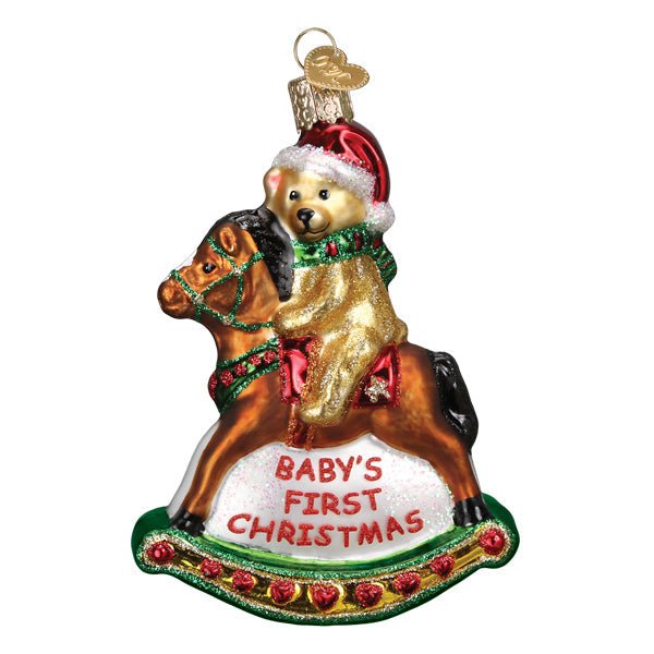 Rocking Horse Teddy - #themonogram manor #