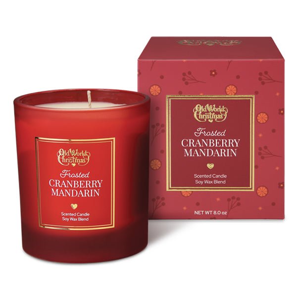 Frosted Cranberry Mandarin Candle - #themonogram manor #