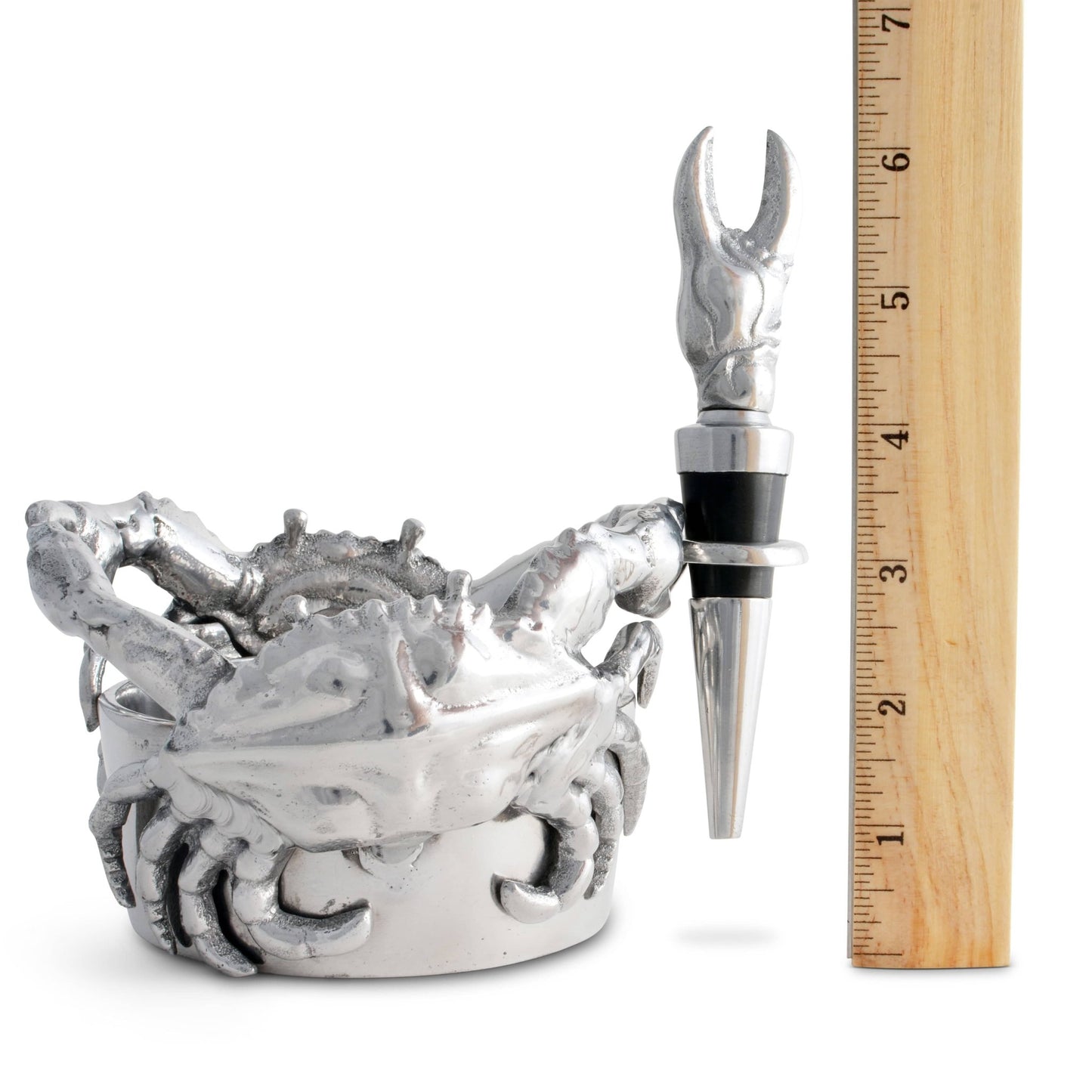Crab Wine Caddy and Stopper Set - themonogram manor 