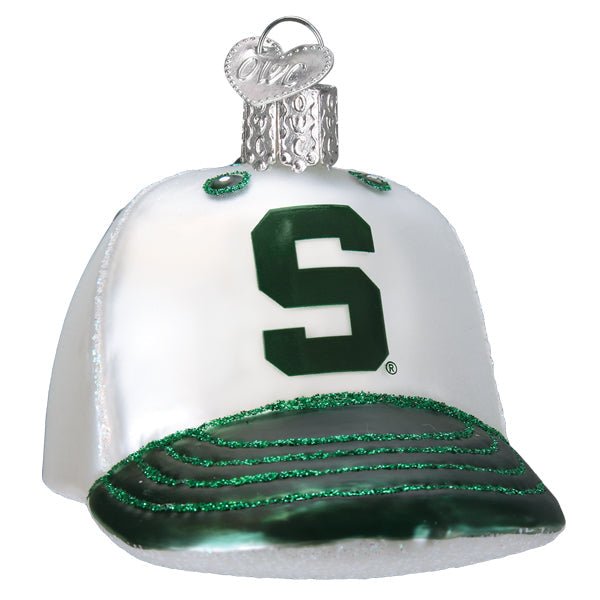 Michigan State Baseball Cap Ornament - #themonogram manor #