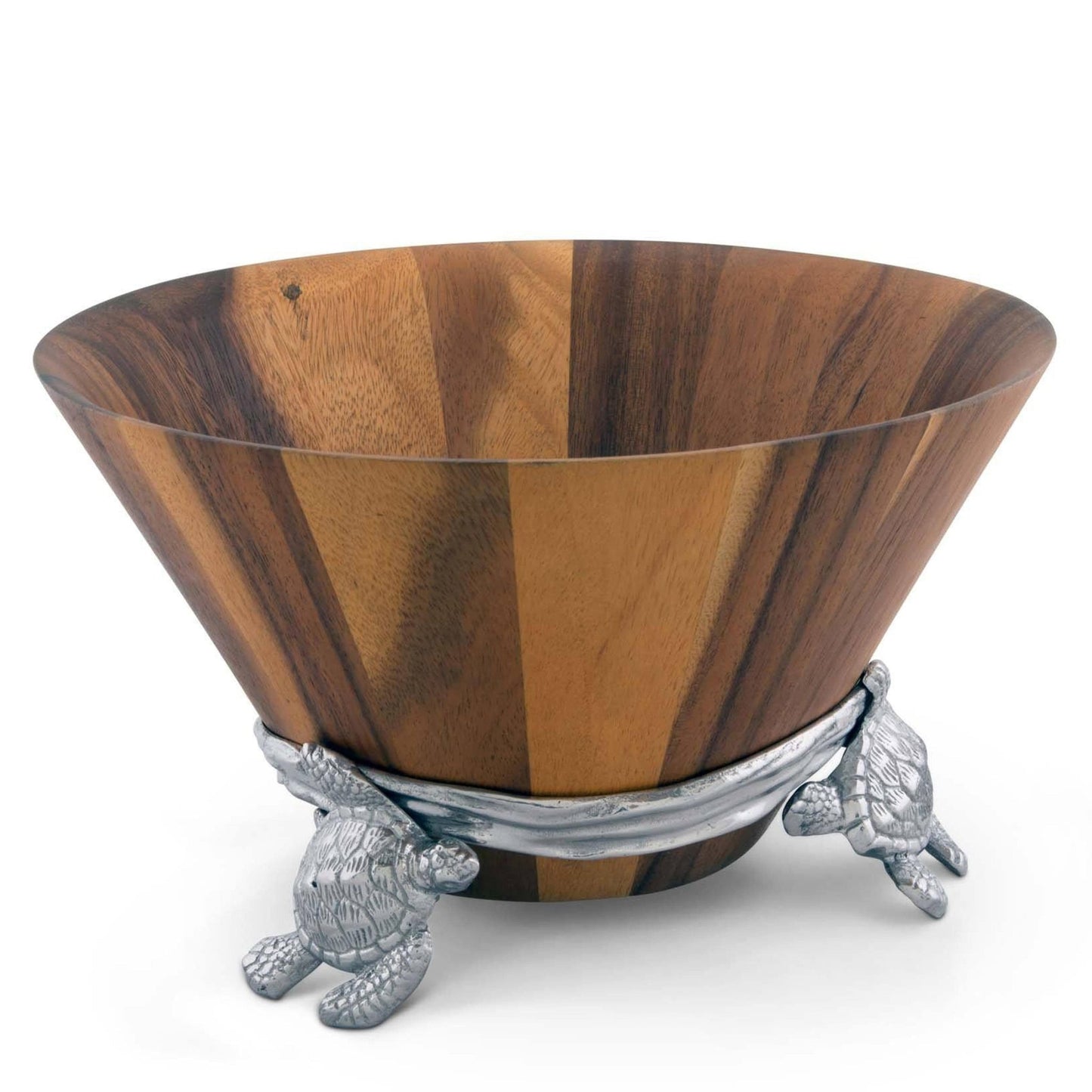 Sea Turtle Wood Salad Bowl - themonogram manor 