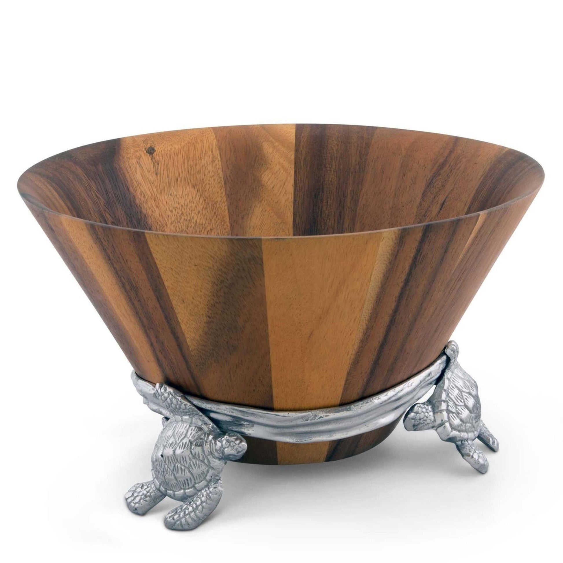 Sea Turtle Wood Salad Bowl - themonogram manor 