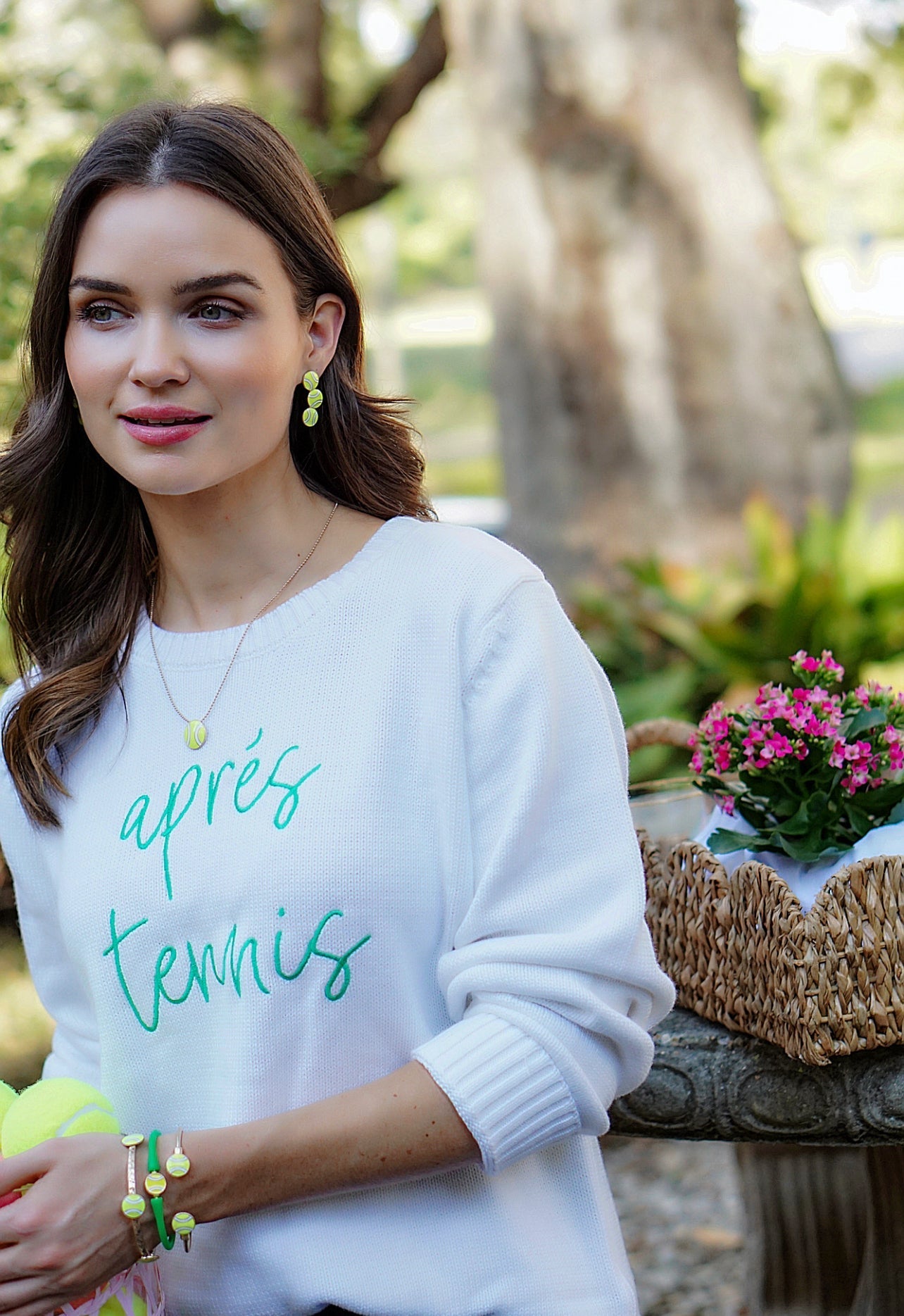 Apres Tennis Sweater - themonogram manor 