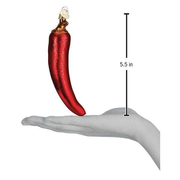 Red Chili Pepper Ornament - themonogram manor 