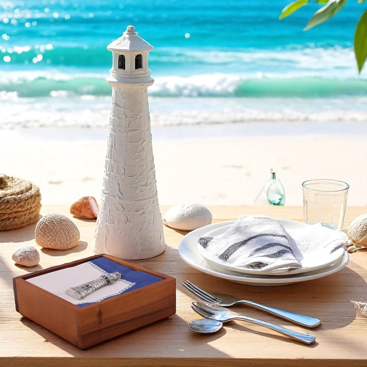 Lighthouse Napkin Weight - themonogram manor 