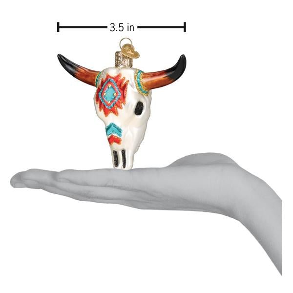 Southwestern Steer Skull Ornament - themonogram manor 