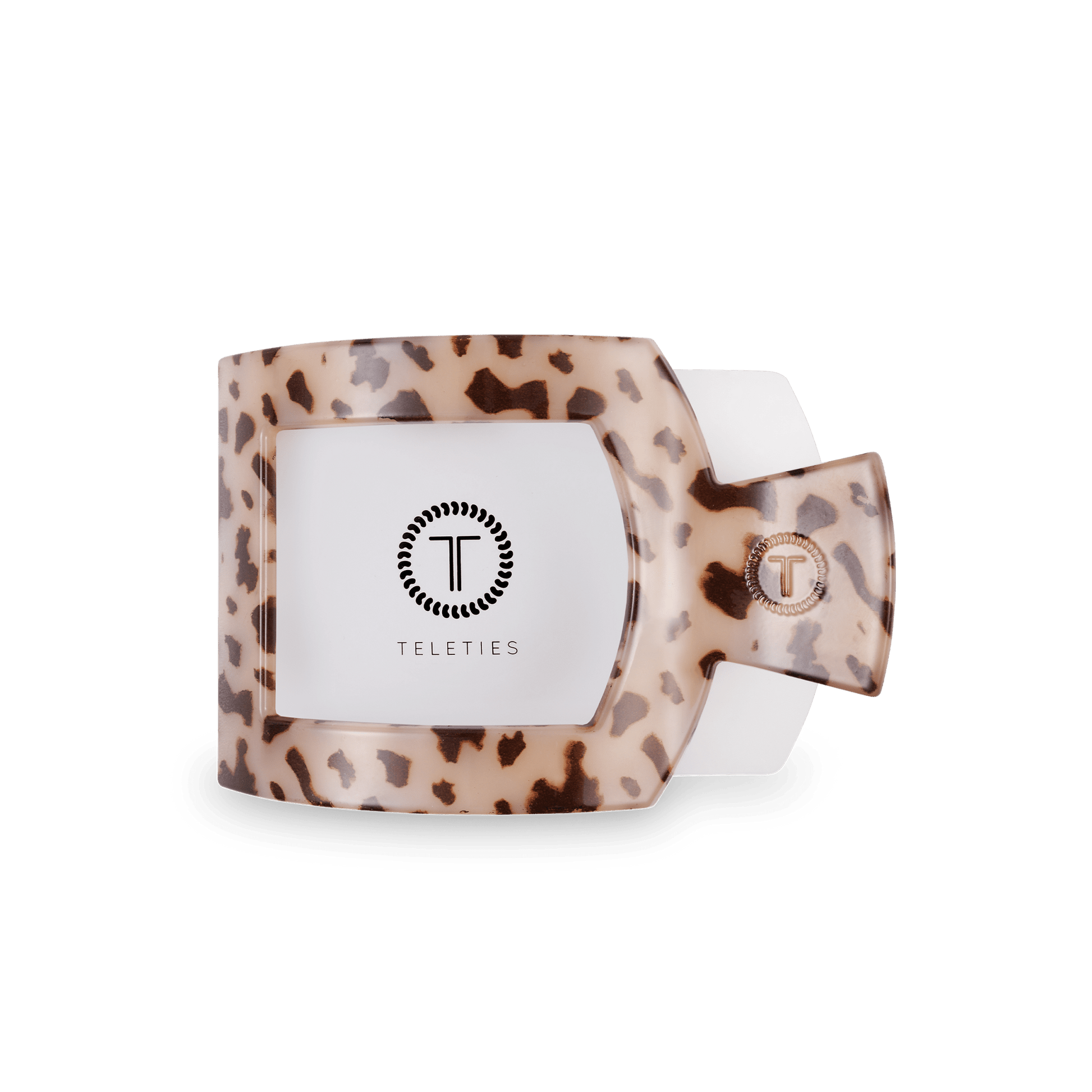 Blonde Tortoise Medium Flat Square Hair Clip - themonogram manor 