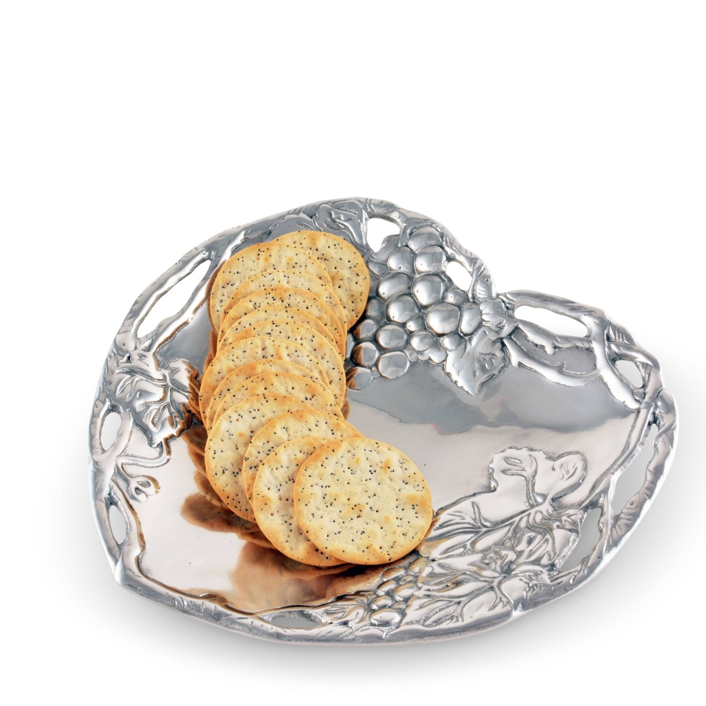 Grape Heart Coupe Tray - themonogram manor 