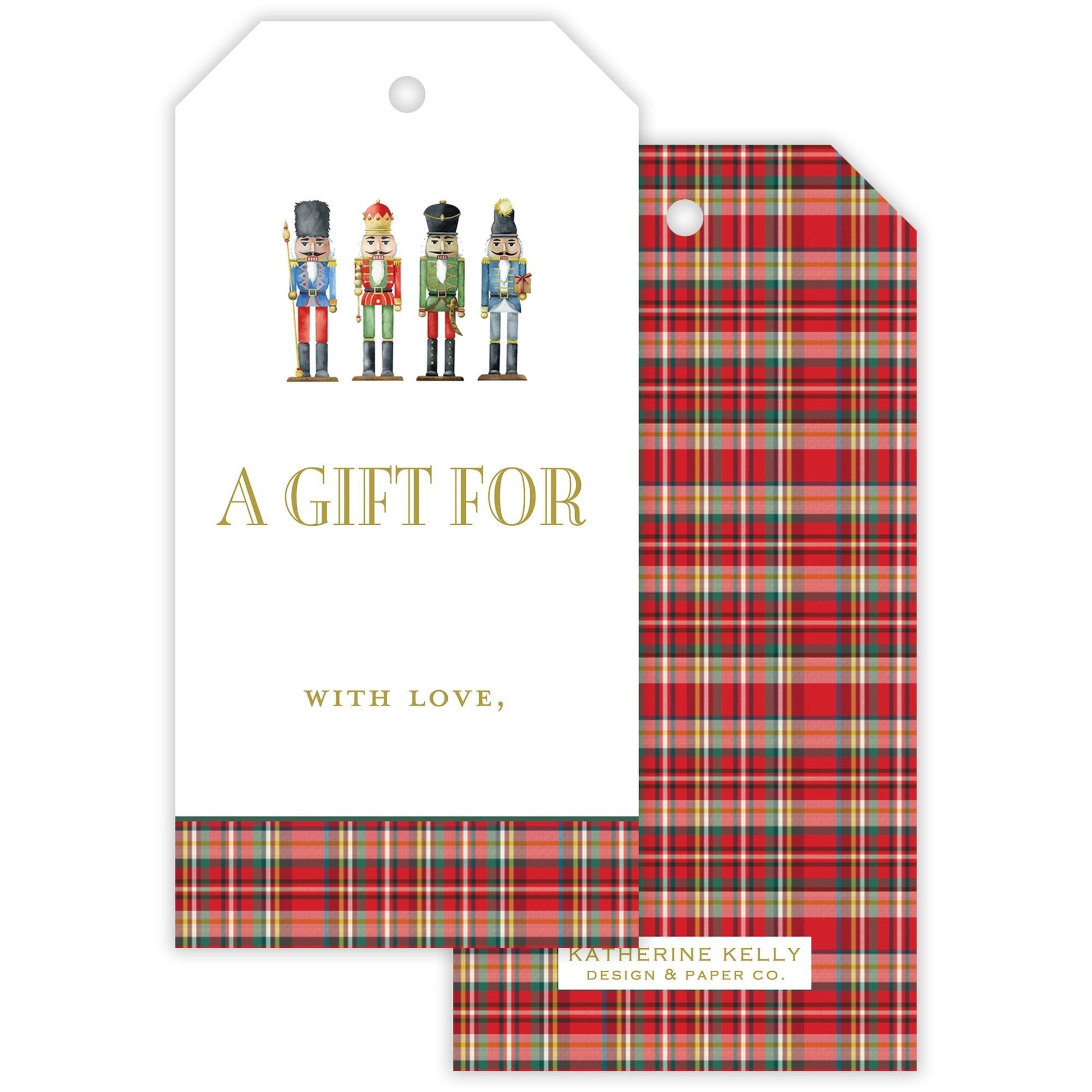 nutcracker fill - in gift tag - themonogram manor 