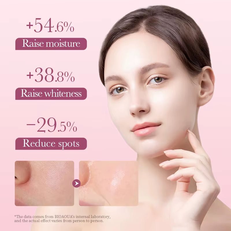 12Pc Rose Flower Extract Face Mask Korean Whitening Sheet Mask Moisturizing Mask Nourishing Skincare Facial Korean Fresh Product - themonogram manor 