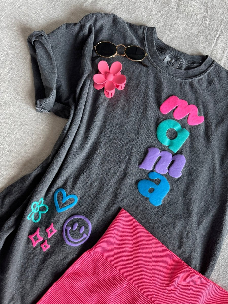 PUFF ‘Mama Dopamine Doodles’ T-Shirt - themonogram manor 