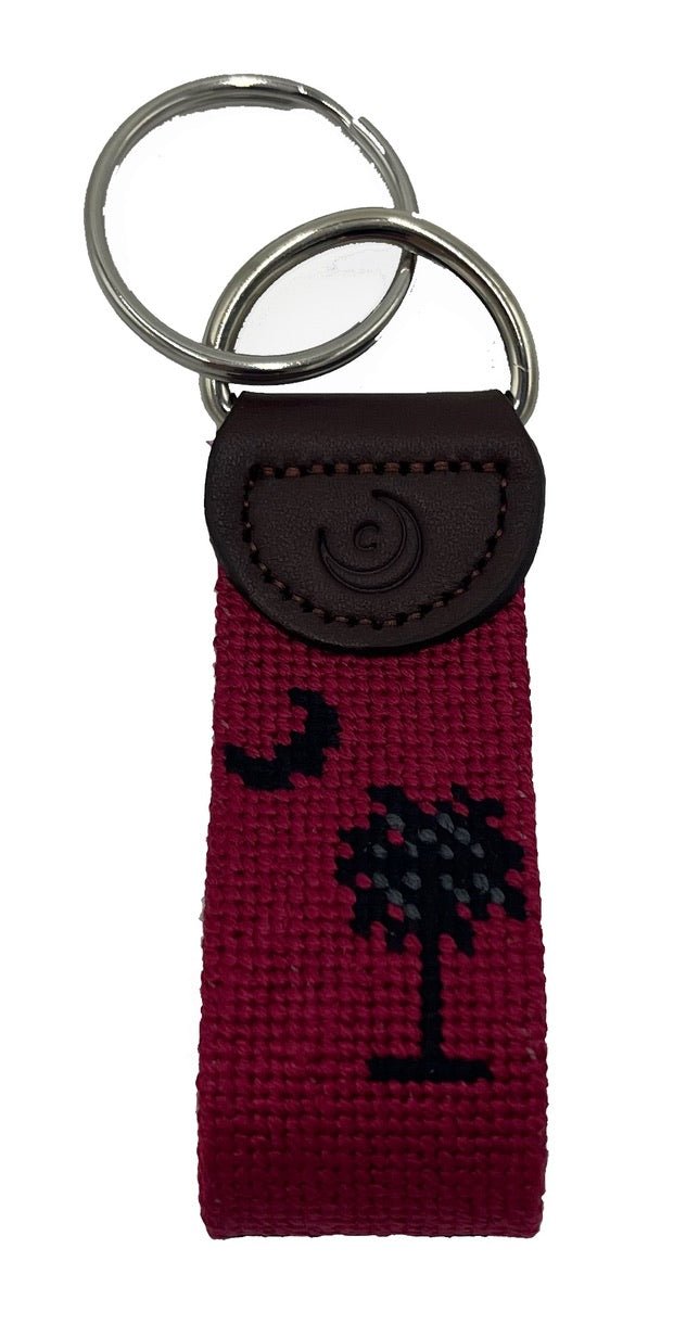Key Fob - Palmetto Moon Garnet Black Combo - themonogram manor 