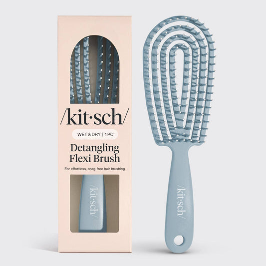Detangling Flexi Brush - Haze Blue - themonogram manor 