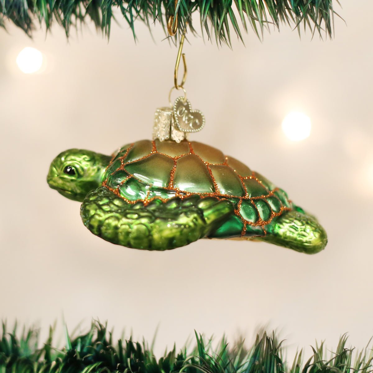 Green Sea Turtle Ornament - #themonogram manor #