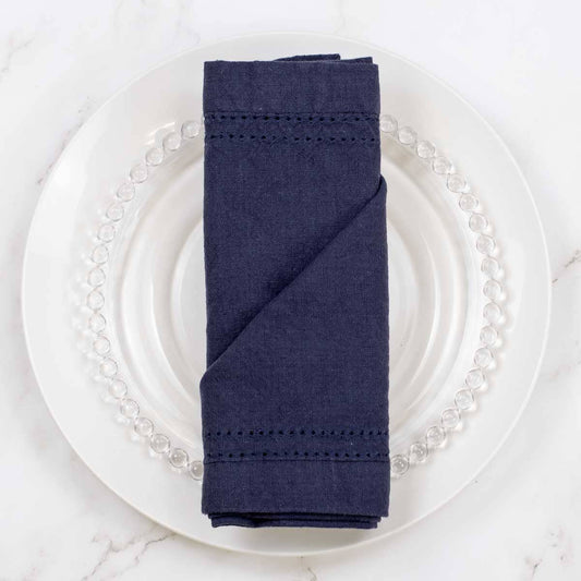 Marissa Napkin Navy 18x18 - themonogram manor 