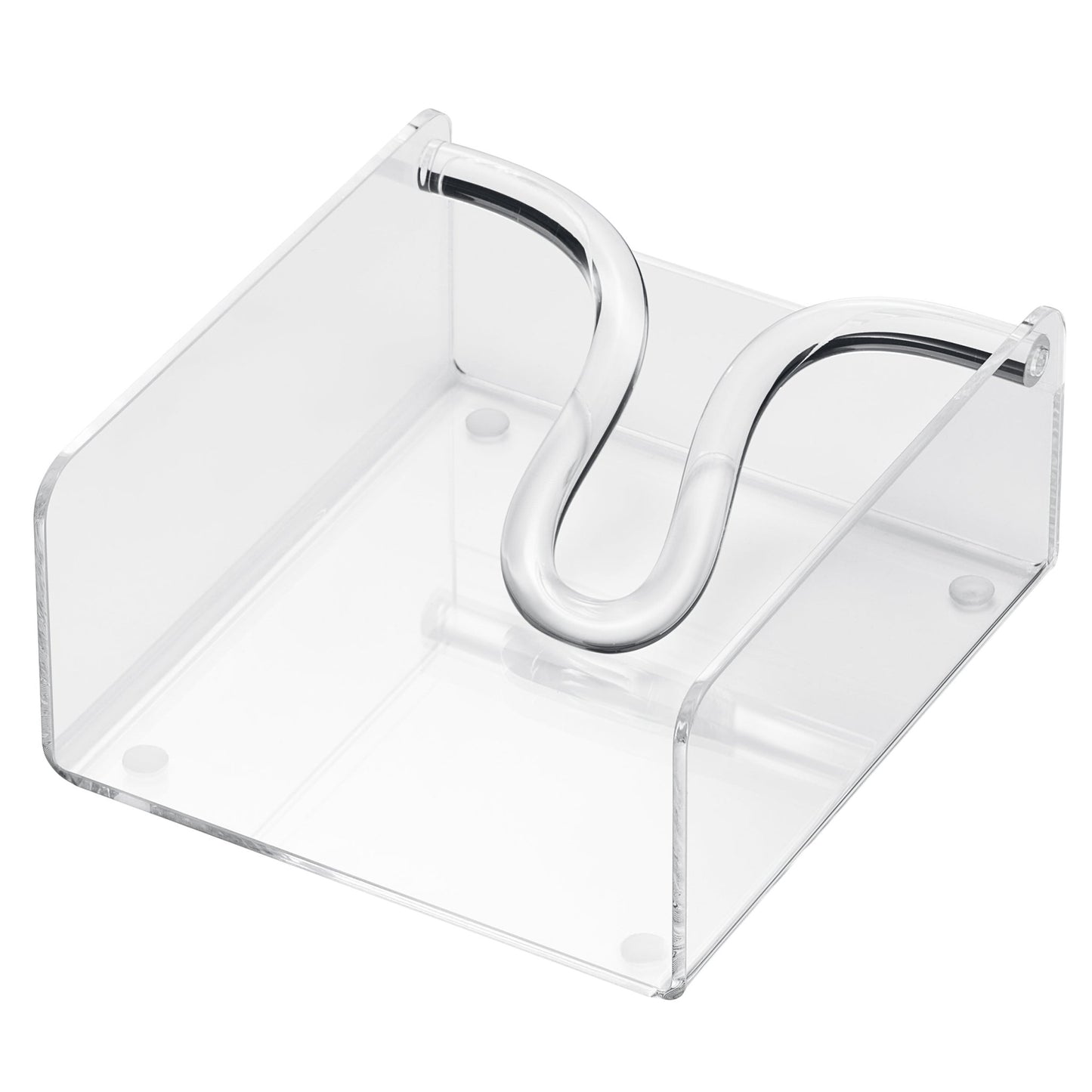 Acrylic Square Clear Cocktail Napkin Holder - themonogram manor 