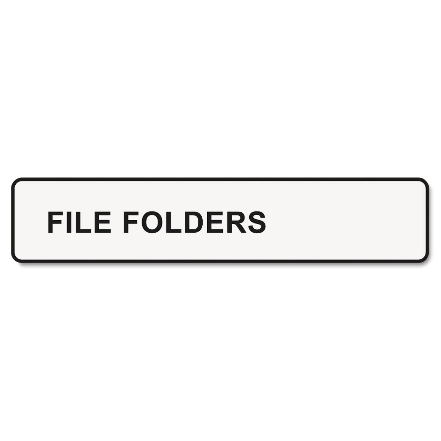 DYMO LabelWriter 1 - UP File Folder Labels, 0.56" x 3.43", White, 130 Labels Roll, 2 Rolls/Pack - themonogram manor 