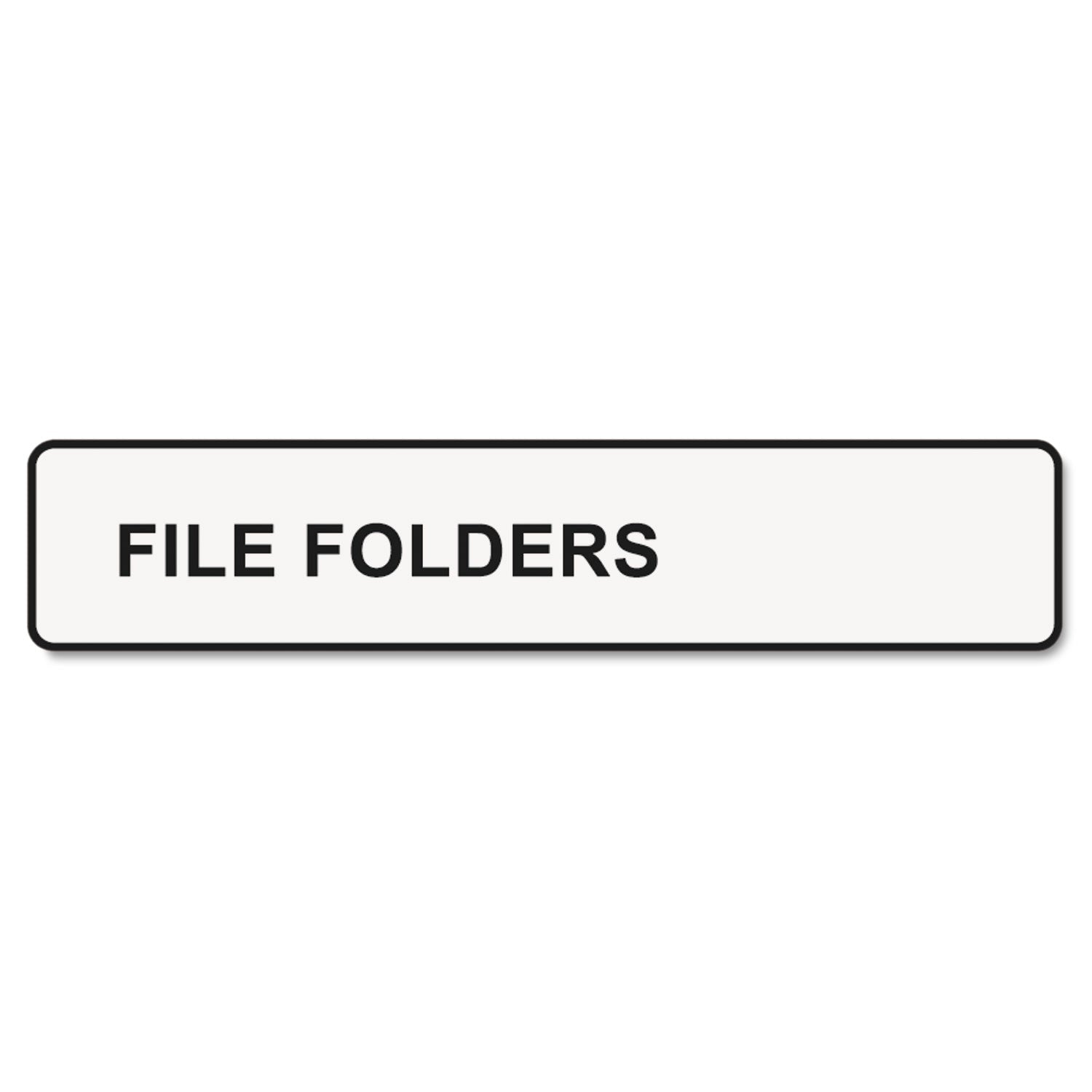 DYMO LabelWriter 1 - UP File Folder Labels, 0.56" x 3.43", White, 130 Labels Roll, 2 Rolls/Pack - themonogram manor 