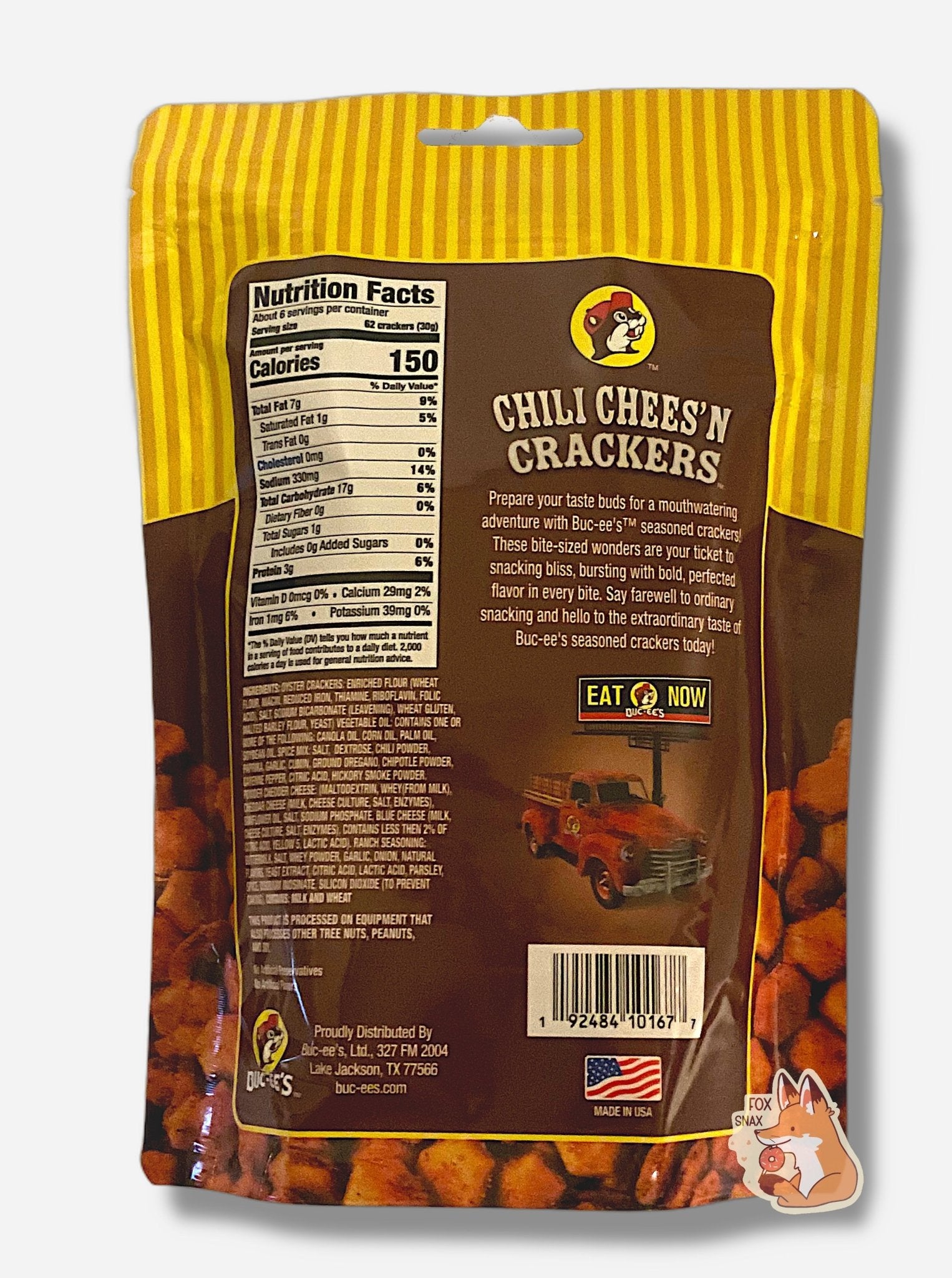 Buc - ee's Chili Chees'n Crackers - themonogram manor 