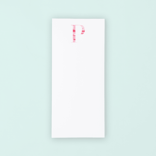 P Lists Pad - themonogram manor 