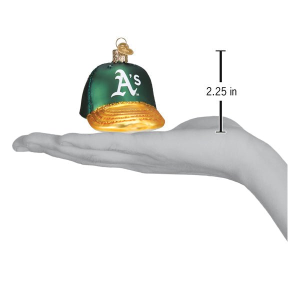 Athletics Baseball Cap Ornament - themonogram manor 