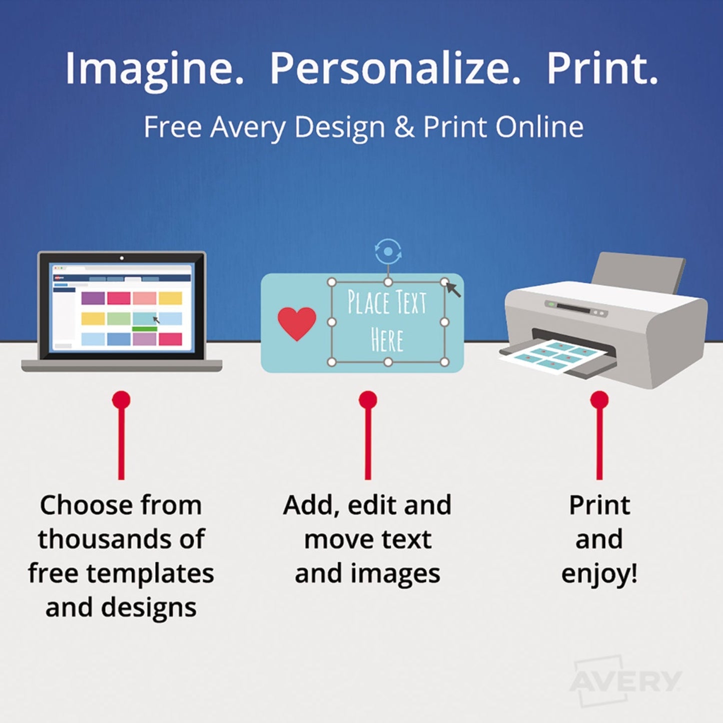 Avery Big Tab Printable White Label Tab Dividers, 8 - Tab, 11 x 8.5, White, 20 Sets - themonogram manor 