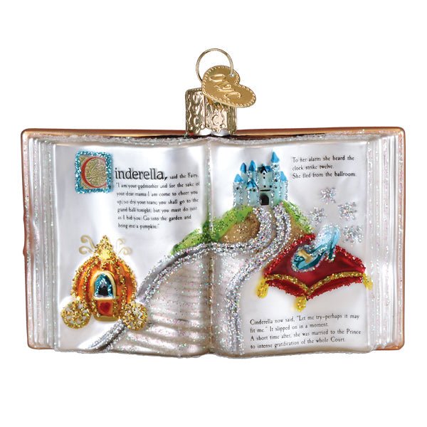 Cinderella Book Ornament - themonogram manor 