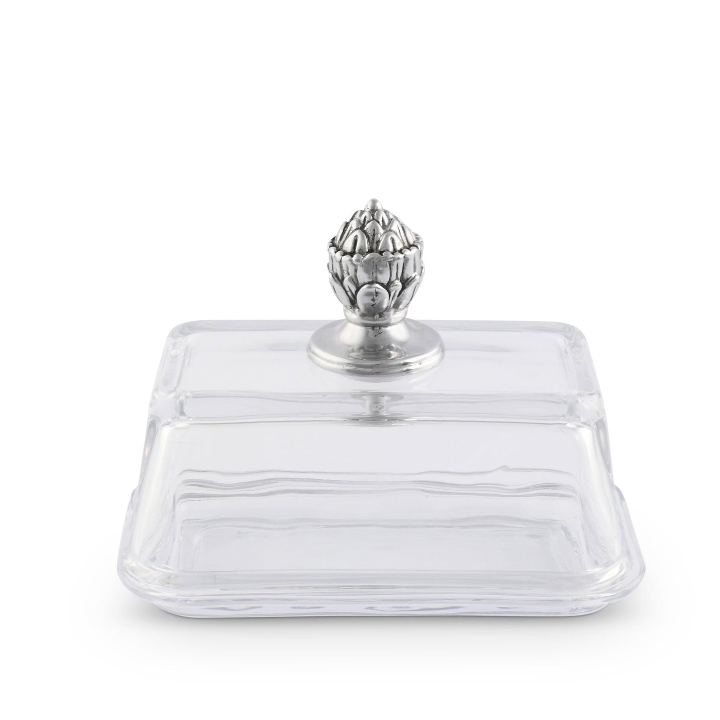 Glass Butter Dish - Concho - themonogram manor 