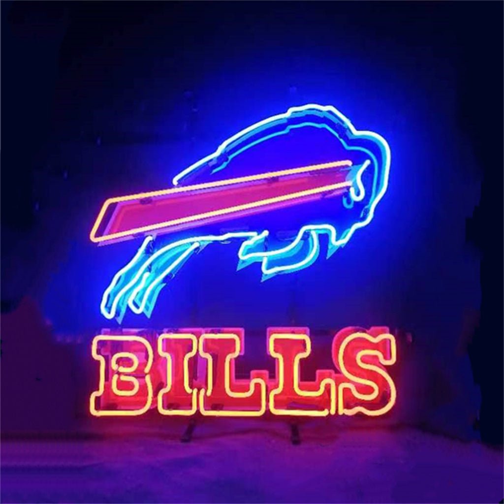 Fighting Bull Buffalo Bills Neon Signs Light - themonogram manor 
