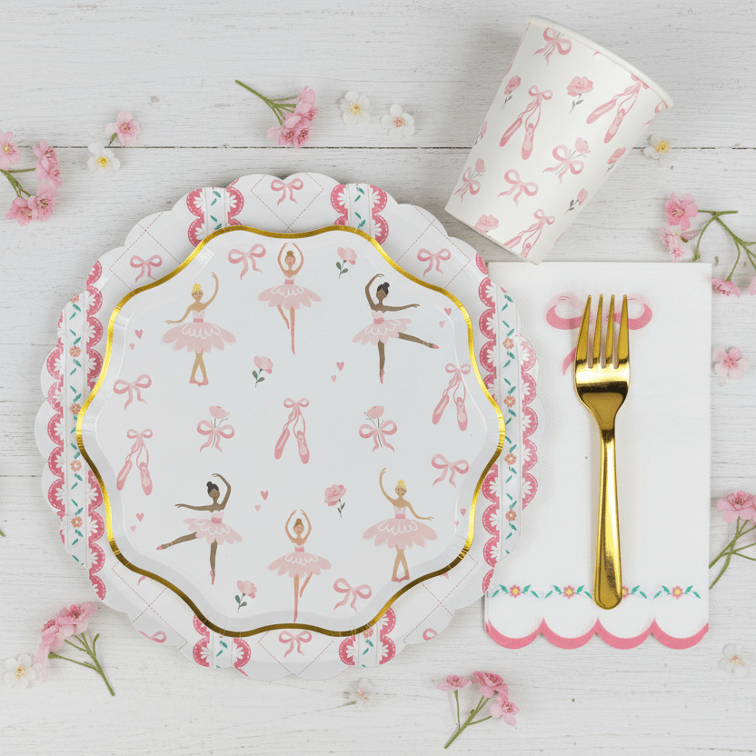 Ballerina Dessert Plates 8" (Set of 8) - themonogram manor 