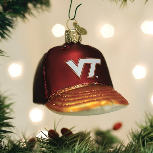 Virginia Tech Baseball Cap Ornament - themonogram manor 