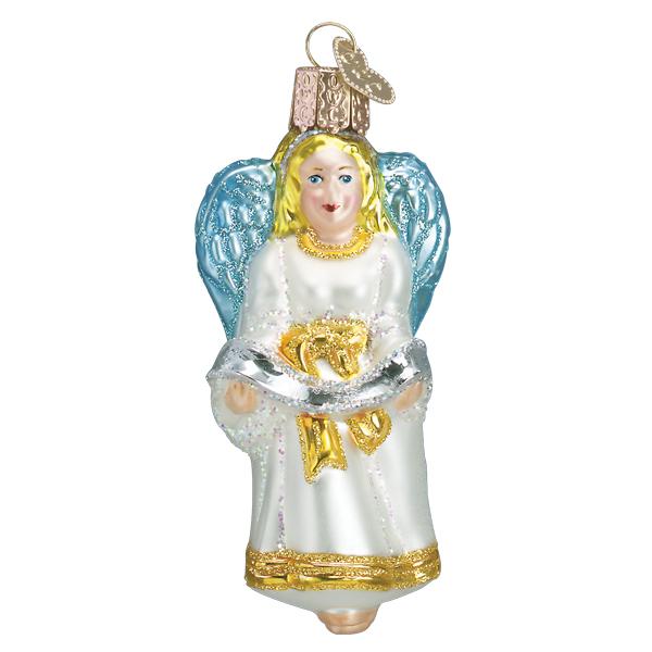 Glad Tidings Angel Ornament - themonogram manor 