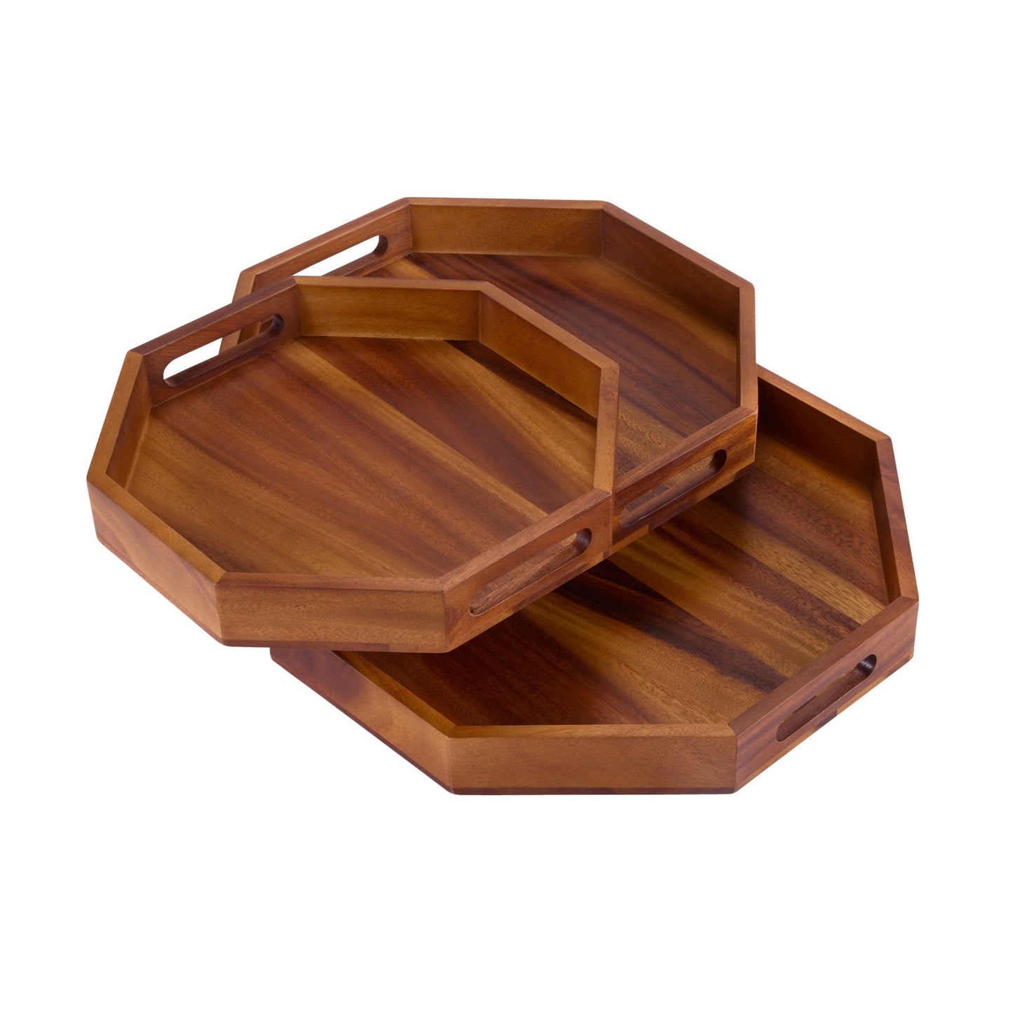 Octagon Serving Trays - Solid Bottom - themonogram manor 