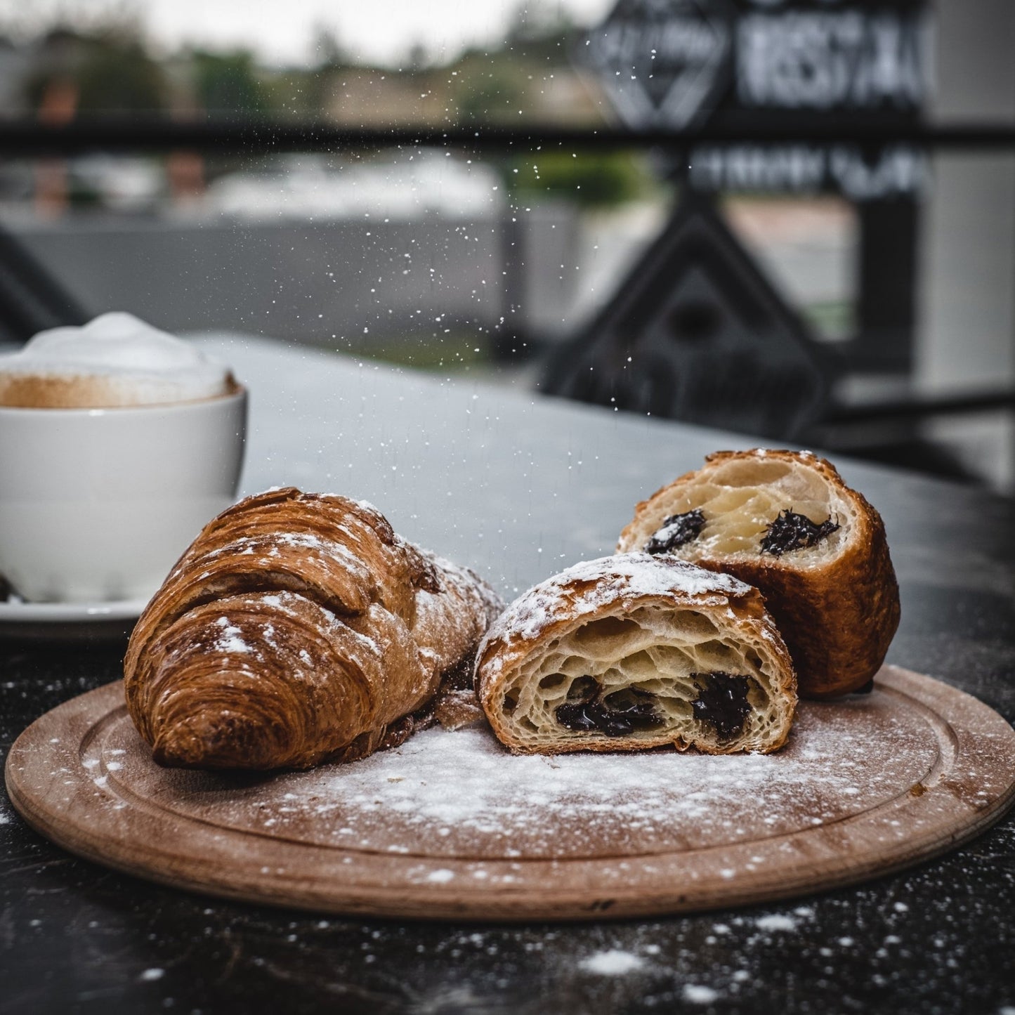 Chocolate Filled Croissant Take and Bake Pastries - themonogram manor 