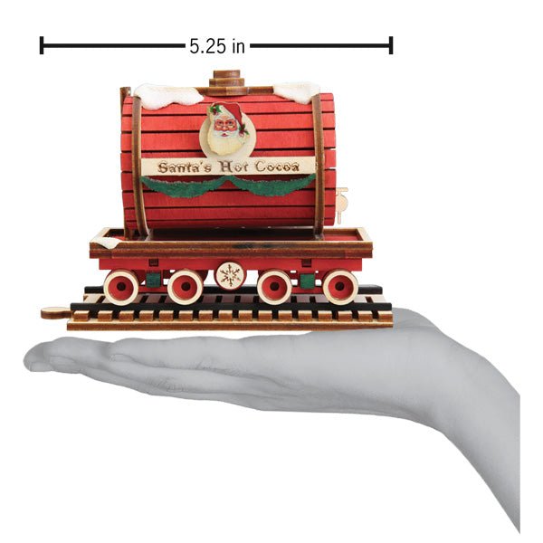 Santa's Hot Cocoa Tanker Ornament - themonogram manor 