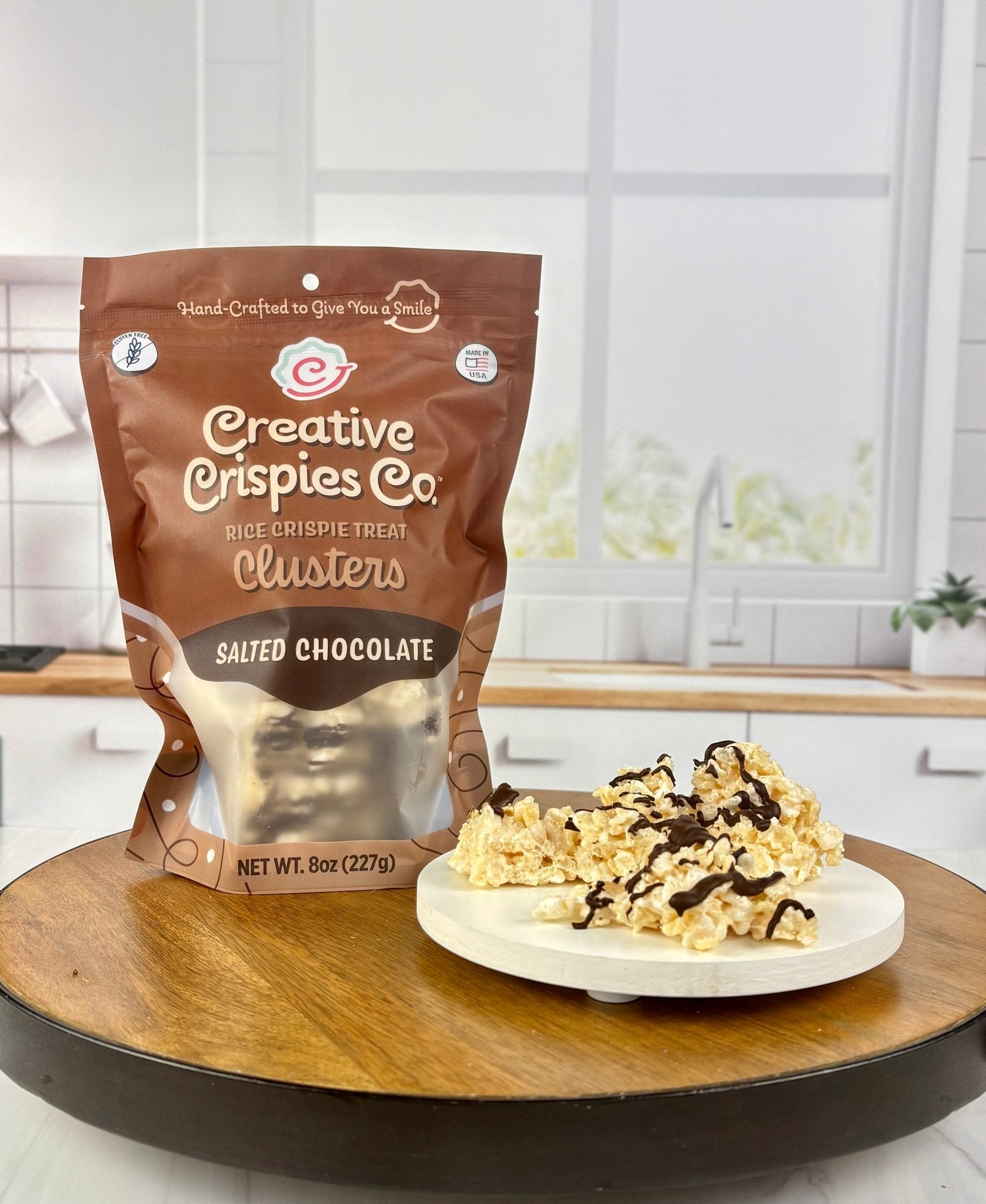 "Clusters" Salted Chocolate Crispie Mix Clusters - themonogram manor 