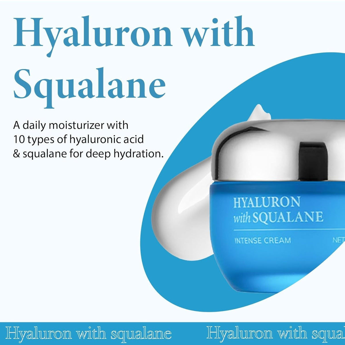 SKIN627 Daily Face Moisturizer, Face Cream, Facial Cream 1.76 Oz Korean Skin Care Korean Moisturizer (Hyaluron with Squalane) - themonogram manor 